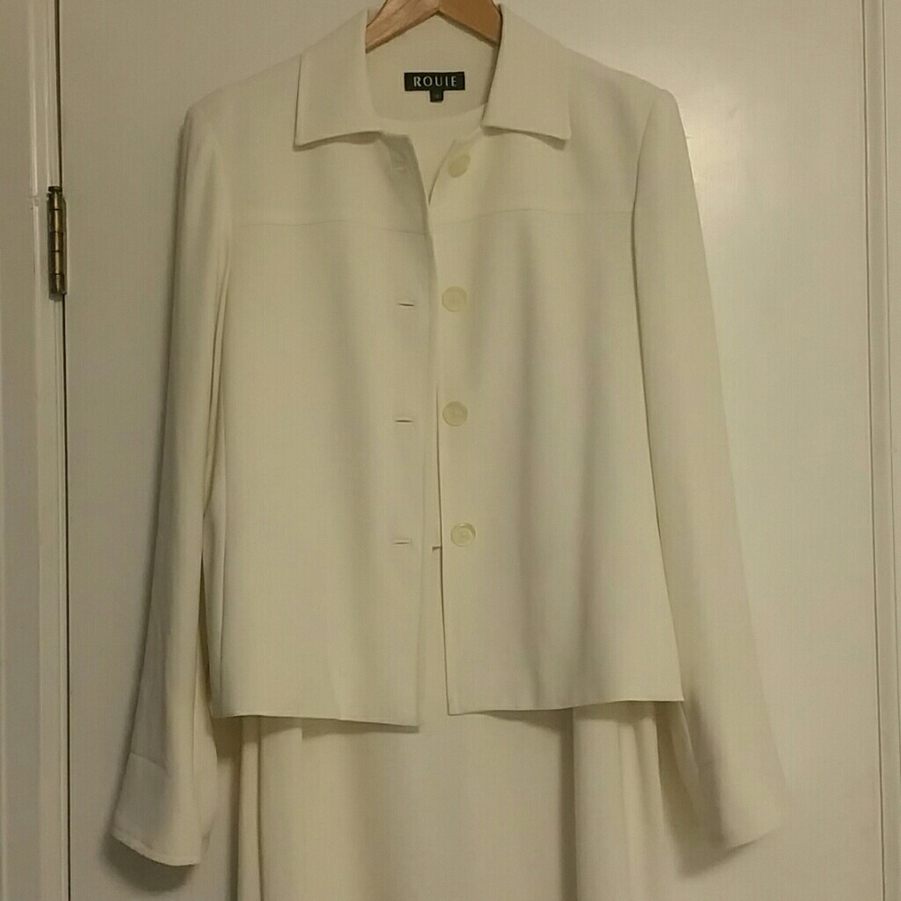 Vintage Cream dress suit [tb]
